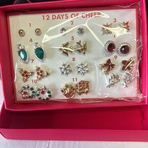 Twelve days of Cheer earrings gift set